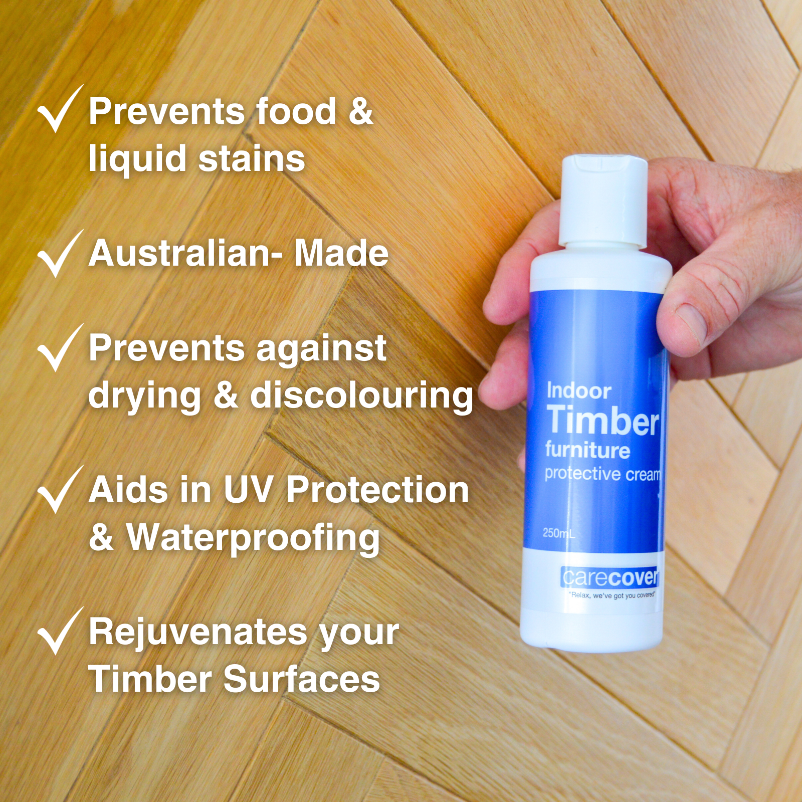 Timber Furniture Protective Cream by Care Cover Australia
